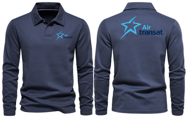 AIR TRANSAT LONG SLEEVE POLO